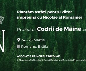 Împădurire „Codrii de Mâine” – Sat Romanu, comuna Romanu, județul Brăila (24-25 martie). Completează formularul de participare!