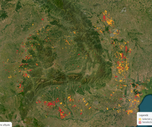 Harta proiectelor de împădurire finanțate prin PNRR
